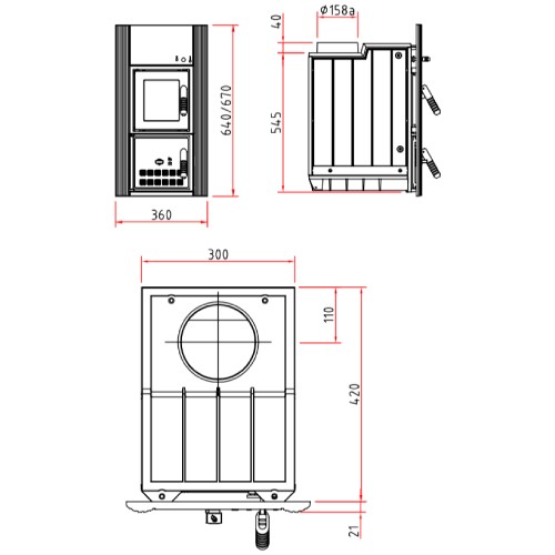 Vorschau: Heizeinsatz Olsberg Creation 6 | 6 kW