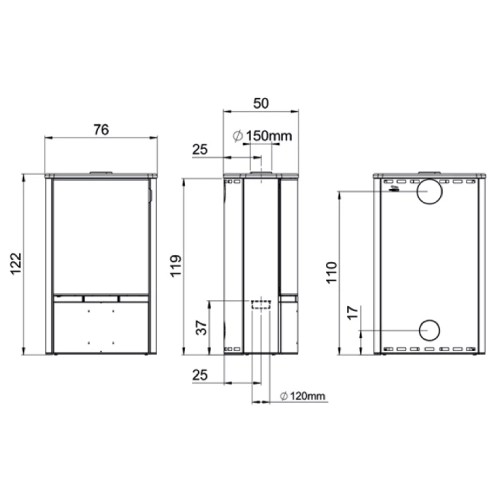 Vorschau: Kaminofen MCZ Saya 10 kW