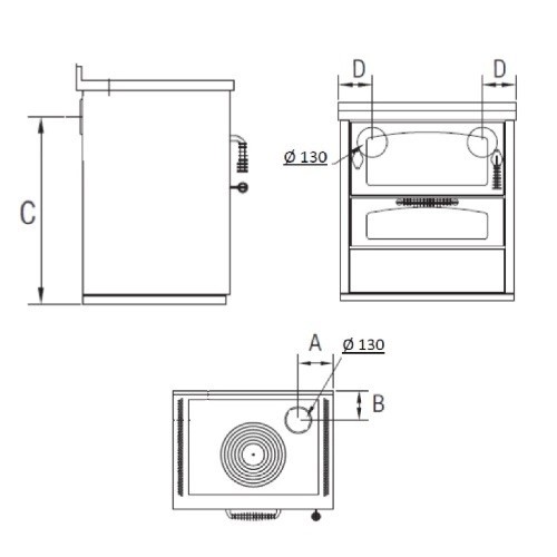 Vorschau: Holzherd Wamsler K 60 | 5,5 kW