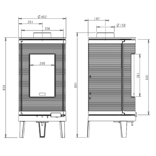 Vorschau: Kaminofen Invicta Okino 7 kW