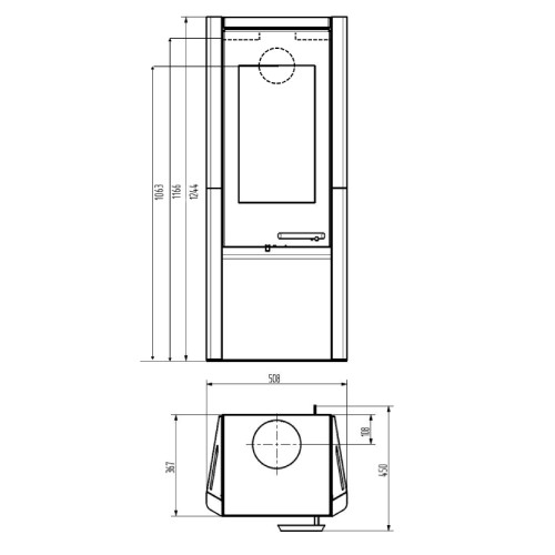 Vorschau: Kaminofen Wamsler Myro 8 kW