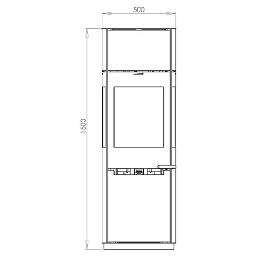 Vorschau: Kaminofen Aduro 9.7 Lux 6 kW Speicherofen