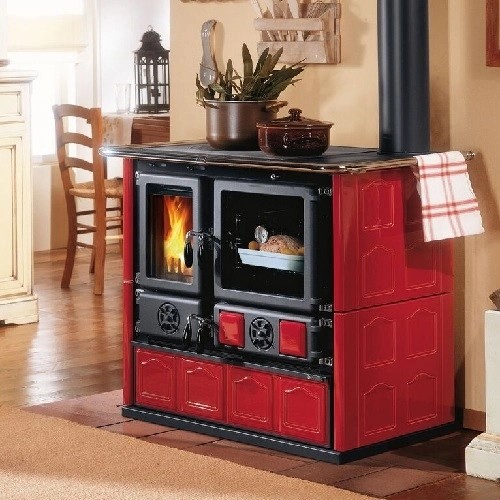 Vorschau: Holzherd La Nordica Rosetta 5.0 - Maiolica 7,9 kW