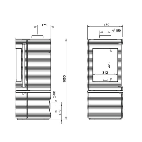 Vorschau: Kaminofen Invicta Altara 7 kW