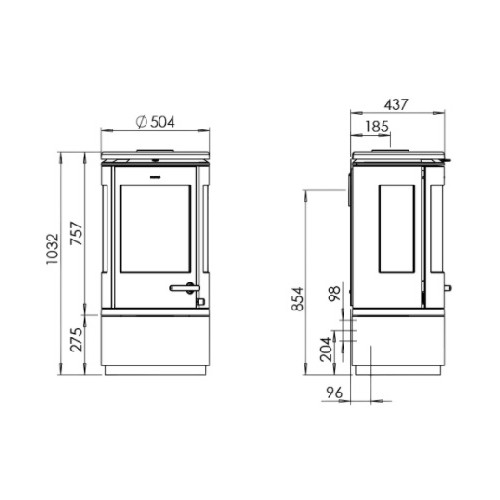 Vorschau: Kaminofen Morsoe 7940 | 7,3 kW