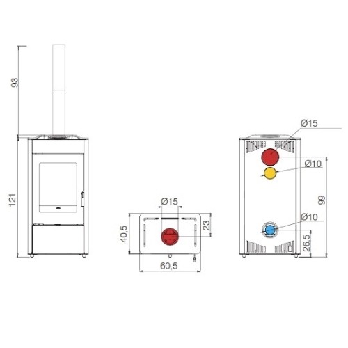 Vorschau: Kaminofen Edilkamin Body 6 | 6,6 kW