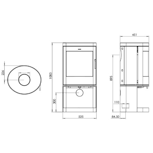 Vorschau: Kaminofen Morsoe 8643 | 8,9 kW