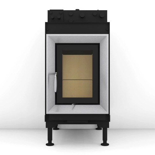 Heizeinsatz Brunner B8 Drehtür Flachglas 13 kW wasserführend