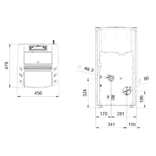 Vorschau: Pelletofen La Nordica Extraflame Ketty 5.0 | 6,5 kW