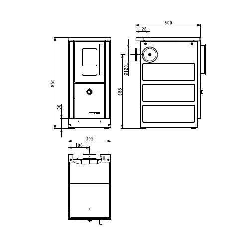 Vorschau: Holzherd Haas und Sohn HSH.l 40 | 6 kW