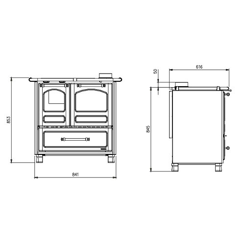 Vorschau: Holzherd La Nordica Family 4,5 | 7,5 kW