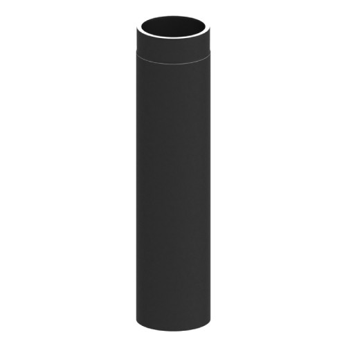Ofenrohr - doppelwandig - Längenelement 750 mm schwarz - Tecnovis TEC-Protect