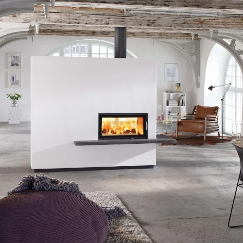 Kaminbausatz Austroflamm Miu 10 kW Drehtür Durchsicht