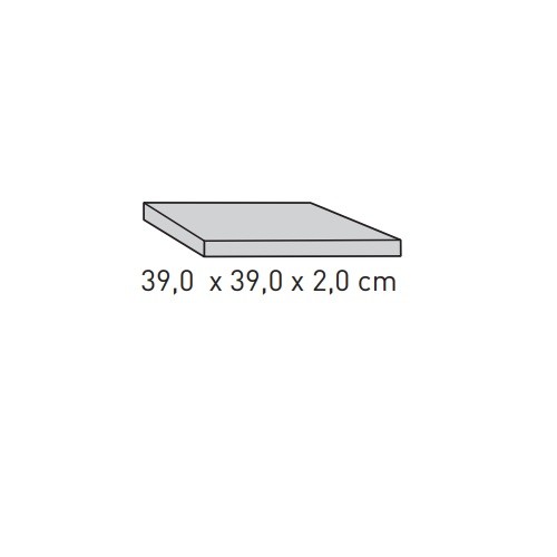 Kaminzubehör Skantherm - Strahlschutzplatte 39,0x39,0x2,0 cm (Technik und Wand Optik Tunnel Box)