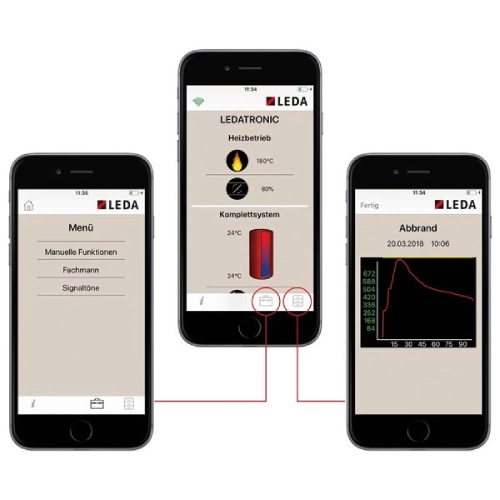 Kaminzubehör Leda - LEDATRONIC LT3 WiFi für SERA