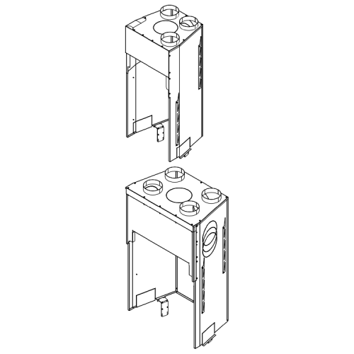 Kaminzubehör Austroflamm - 75x39 K/S 2.0 Konvektionsmantel