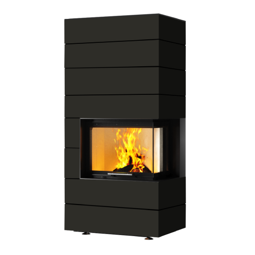 Kaminbausatz Neocube C10 Black & White Edition 7,8 kW