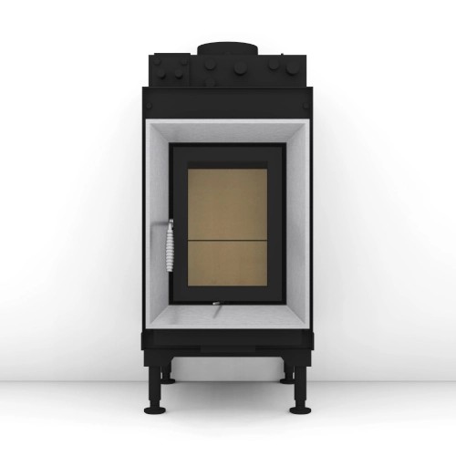 Heizeinsatz Brunner B7 Drehtür Flachglas 12 kW wasserführend