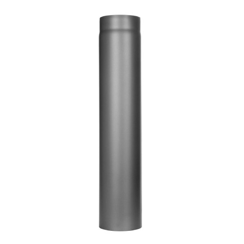 Ofenrohr - Längenelement 750 mm gussgrau - Tecnovis TEC-Stahl
