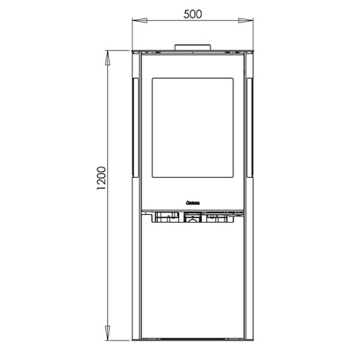 Vorschau: Kaminofen Aduro 9.5 Lux air 6 kW