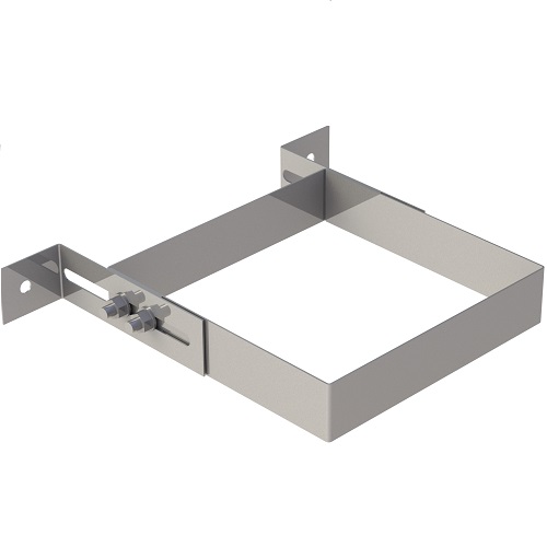 Leichtbaukamin - Wandhalter 0 - 100 mm für Schacht - Tecnovis TEC-LS-A