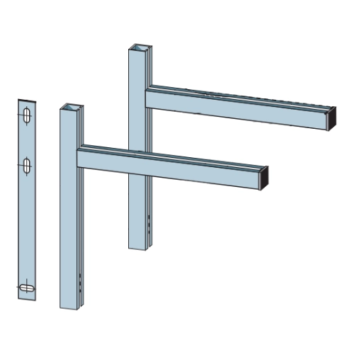 Wandkonsole Typ 720 - doppelwandig - Raab DW-Systeme