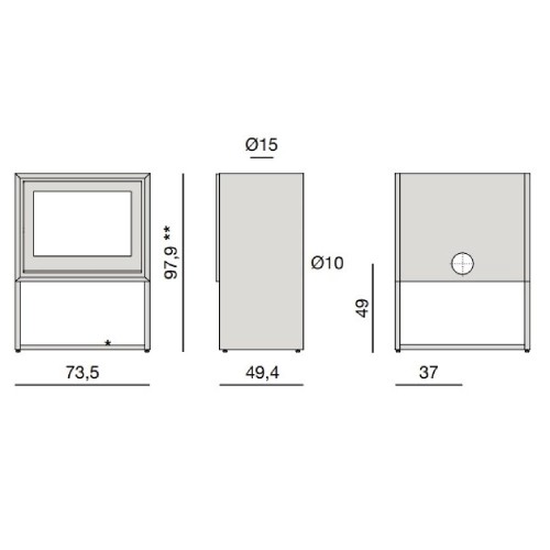 Vorschau: Kaminofen MCZ STEEL Case 70 | 8,8 kW