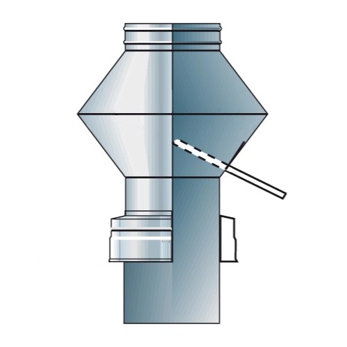 Deflektorhaube mit Abschlussstück - doppelwandig - Raab DW-FU