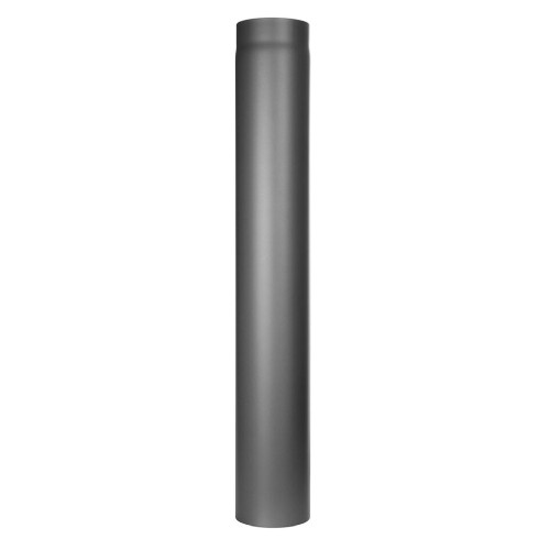 Ofenrohr - Längenelement 1000 mm gussgrau - Tecnovis TEC-Stahl