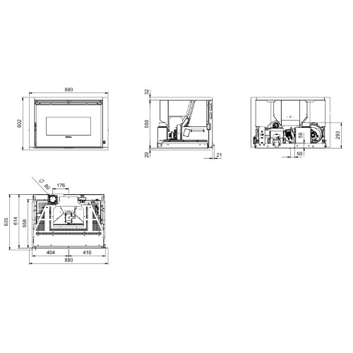 Vorschau: Pellet Kamineinsatz La Nordica Extraflame Comfort P85 | 12 kW