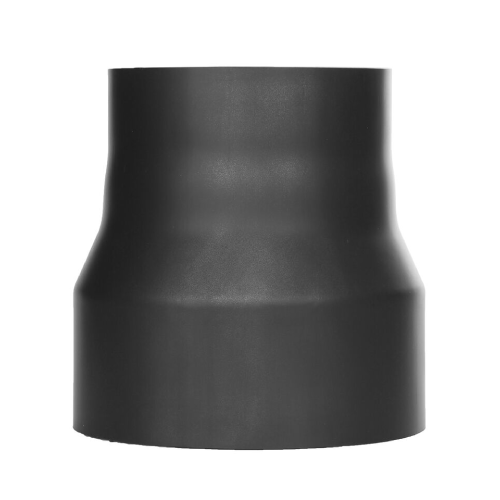 Ofenrohr - Reduzierung - lackiert schwarz - Tecnovis TEC-Stahl