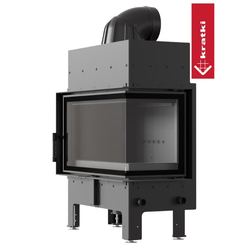 Kamineinsatz Kratki Floki M 10 kW Eckkamin