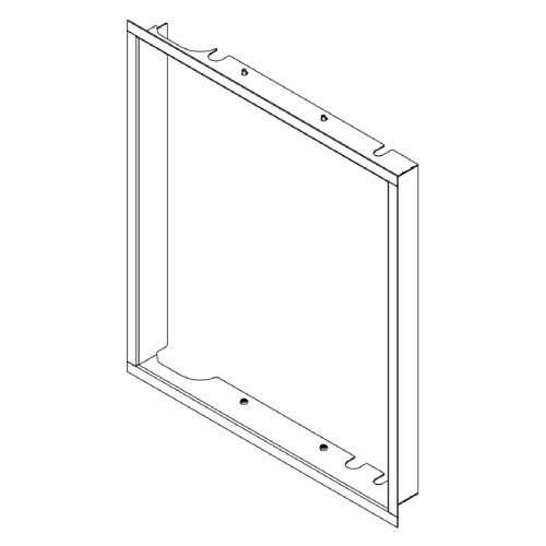 Kaminzubehör Austroflamm - 45x68 Designrahmen klapp flach