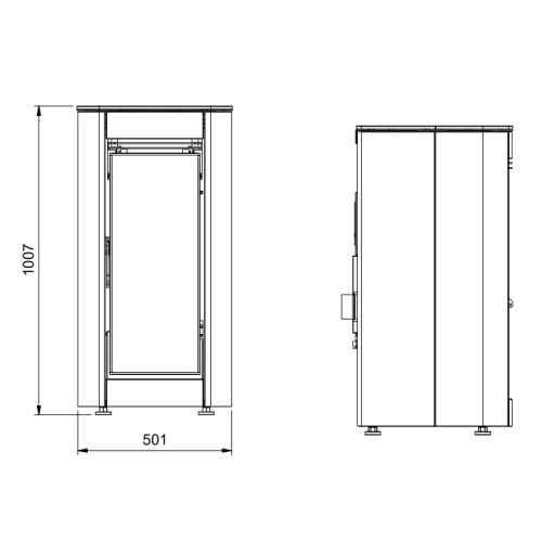 Vorschau: Pelletofen La Nordica Extraflame Ilary Plus Top 8 kW