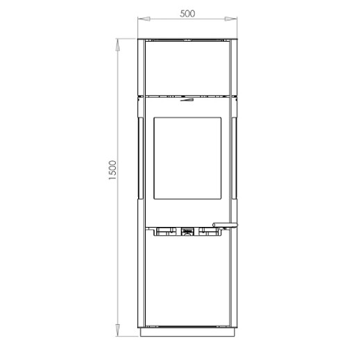 Vorschau: Kaminofen Aduro 9.7 | 6 kW Speicherofen