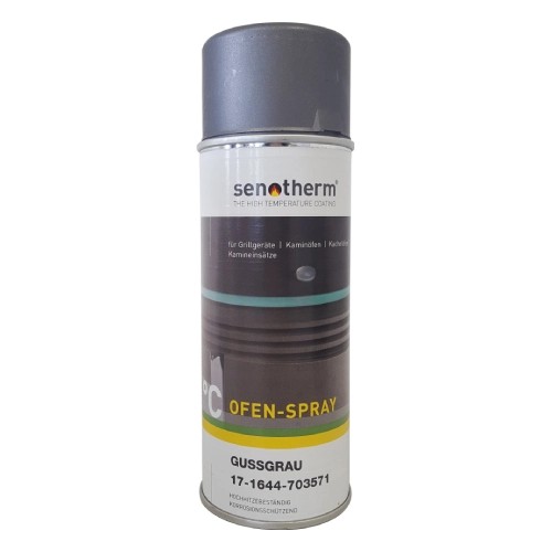 Ofenrohr - Senotherm Spraydose - Gussgrau - Tecnovis TEC-Stahl