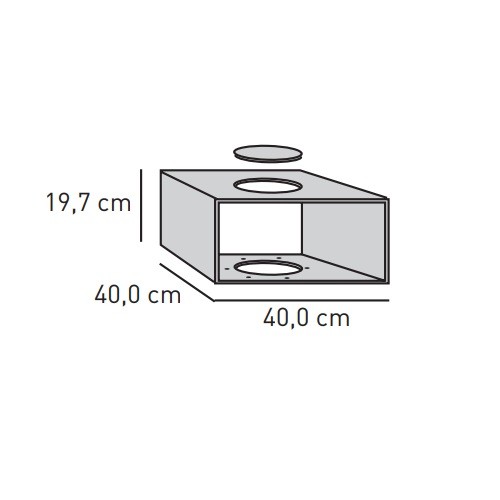 Kaminzubehör Skantherm - Technik Box, Breite 40,0 cm für, Elements (2.0, 400)