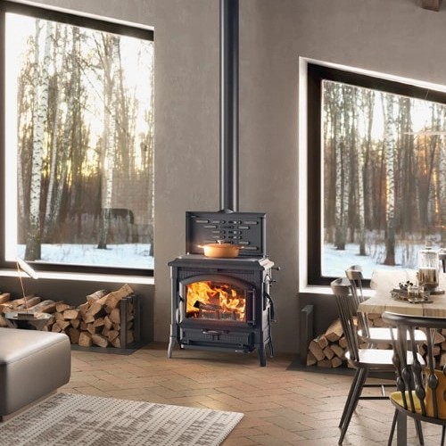 Vorschau: Kaminofen La Nordica Isotta con cerchi Evo 11,9 kW