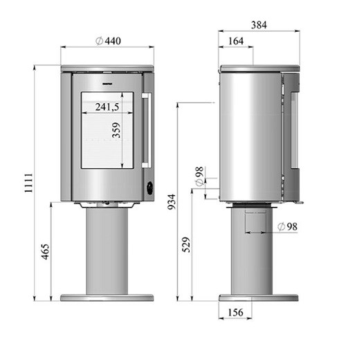 Vorschau: Kaminofen Morsoe 7349 | 4,3 kW