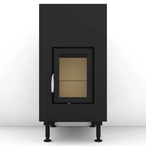 Heizeinsatz Brunner B8 Drehtür Flachglas 13 kW wasserführend