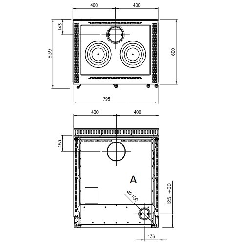 Vorschau: Holzherd La Nordica Verona XXL 7 kW