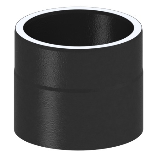 Ofenrohr - doppelwandig - Längenelement 150 mm schwarz - Tecnovis TEC-Protect