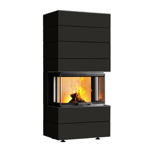 Kaminbausatz Neocube P20 Black & White Edition 7,8 kW