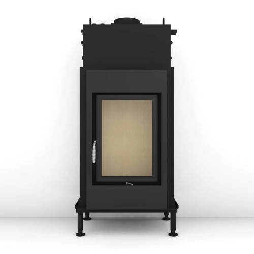 Heizeinsatz Brunner HKD 2.2 k SK Drehtür Flachglas 8 kW Wasserführend