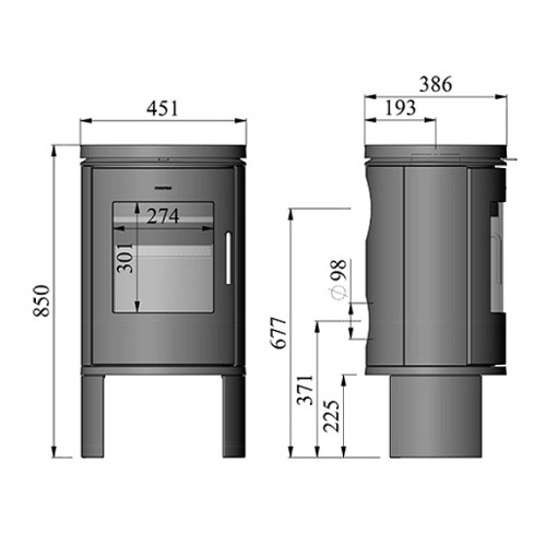 Vorschau: Kaminofen Morsoe 6141 | 5,9 kW