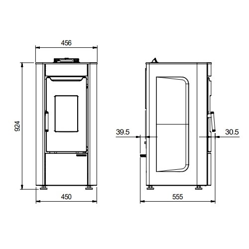 Vorschau: Pelletofen La Nordica Extraflame Sabry 5.0 | 7 kW