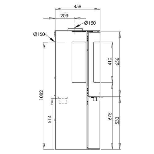 Vorschau: Kaminofen Aduro 9.5 Lux air 6 kW