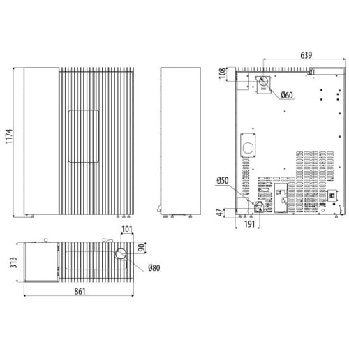 Vorschau: Pelletofen MCZ REFLEX Comfort Air 8 UP! M1+ 7,8 kW